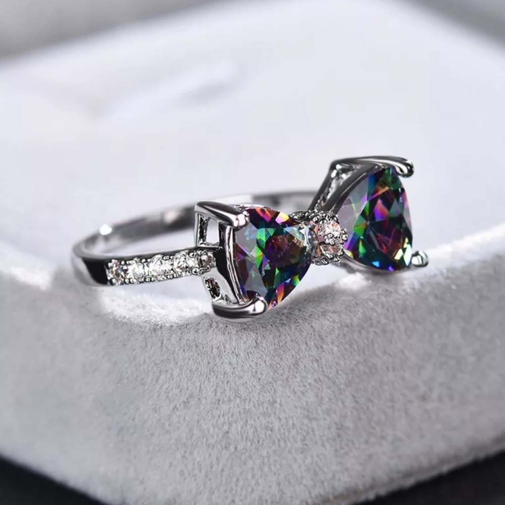BRIDAL WEDDING ENGAGEMENT RING - Picture 5 of 8